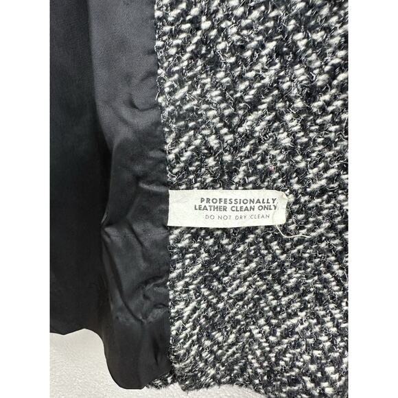 Unbranded Womens Peacoat Size Unknown Black Double-Breasted Button Up Lined VTG - Picture 6 of 11